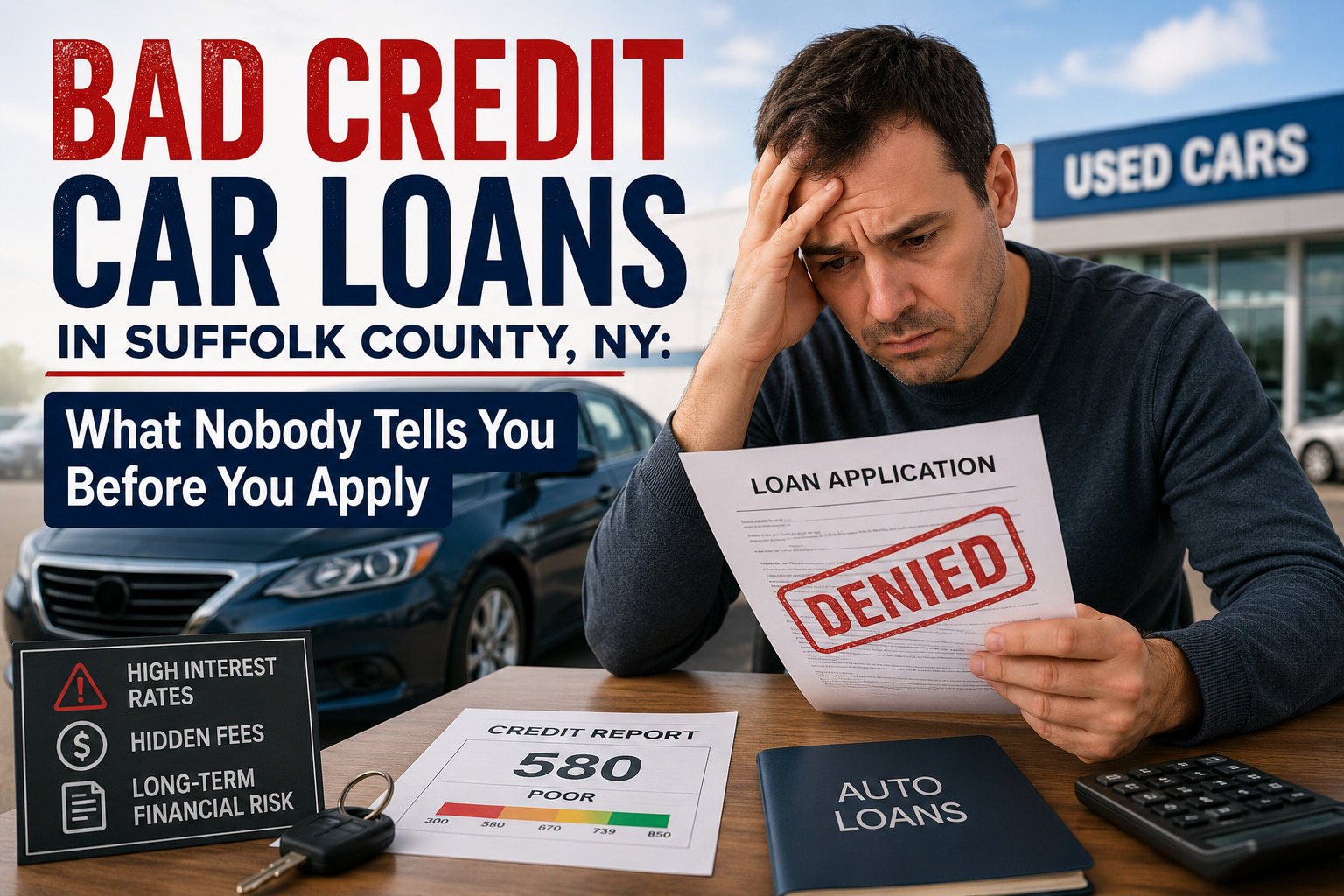 Bad Credit Car Loans in Suffolk County, NY: What Nobody Tells You Before You Apply